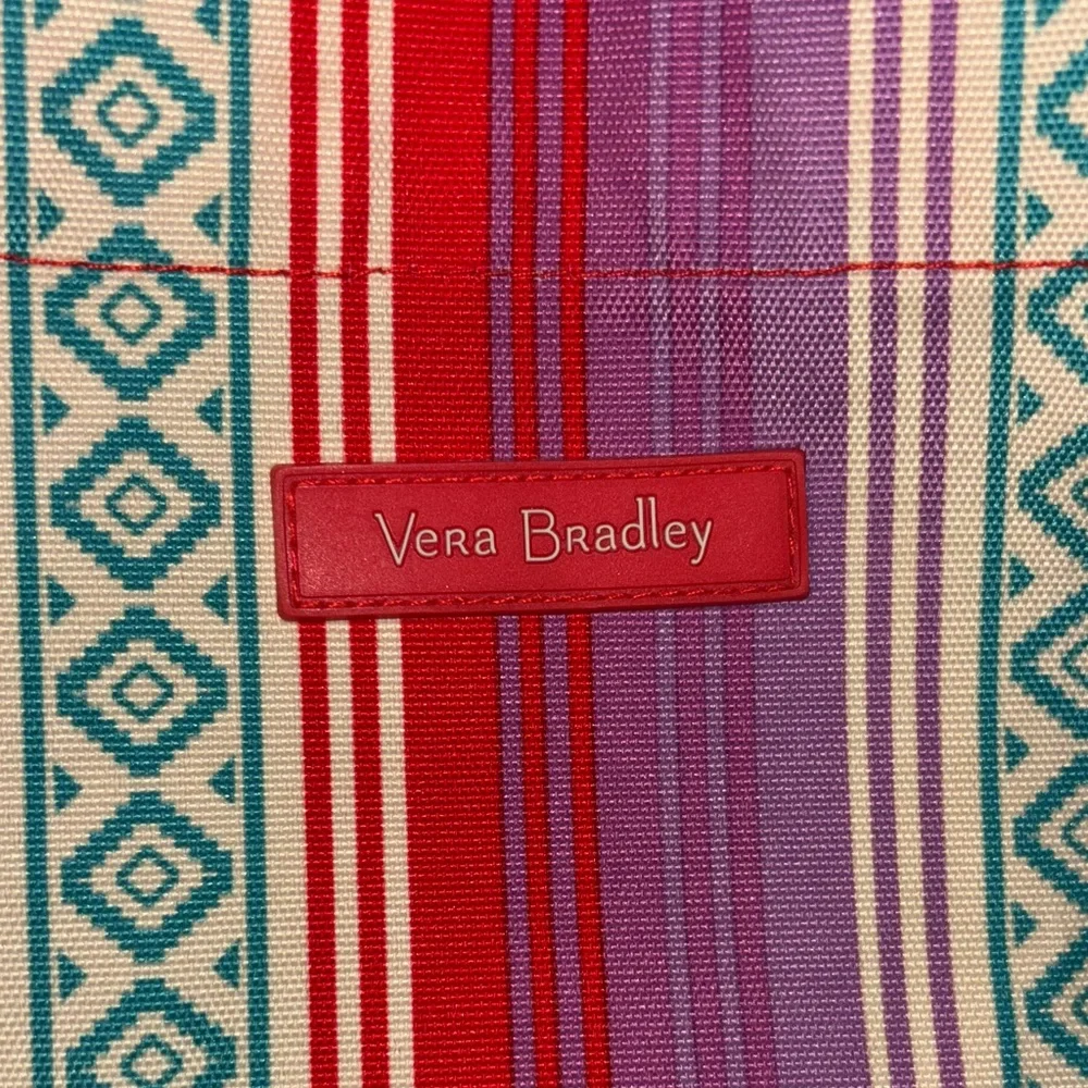 Vera Bradley HUGE Striped Tote Bag